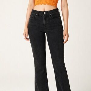 Hollister Black Flared Low-Rise Boot Jeans